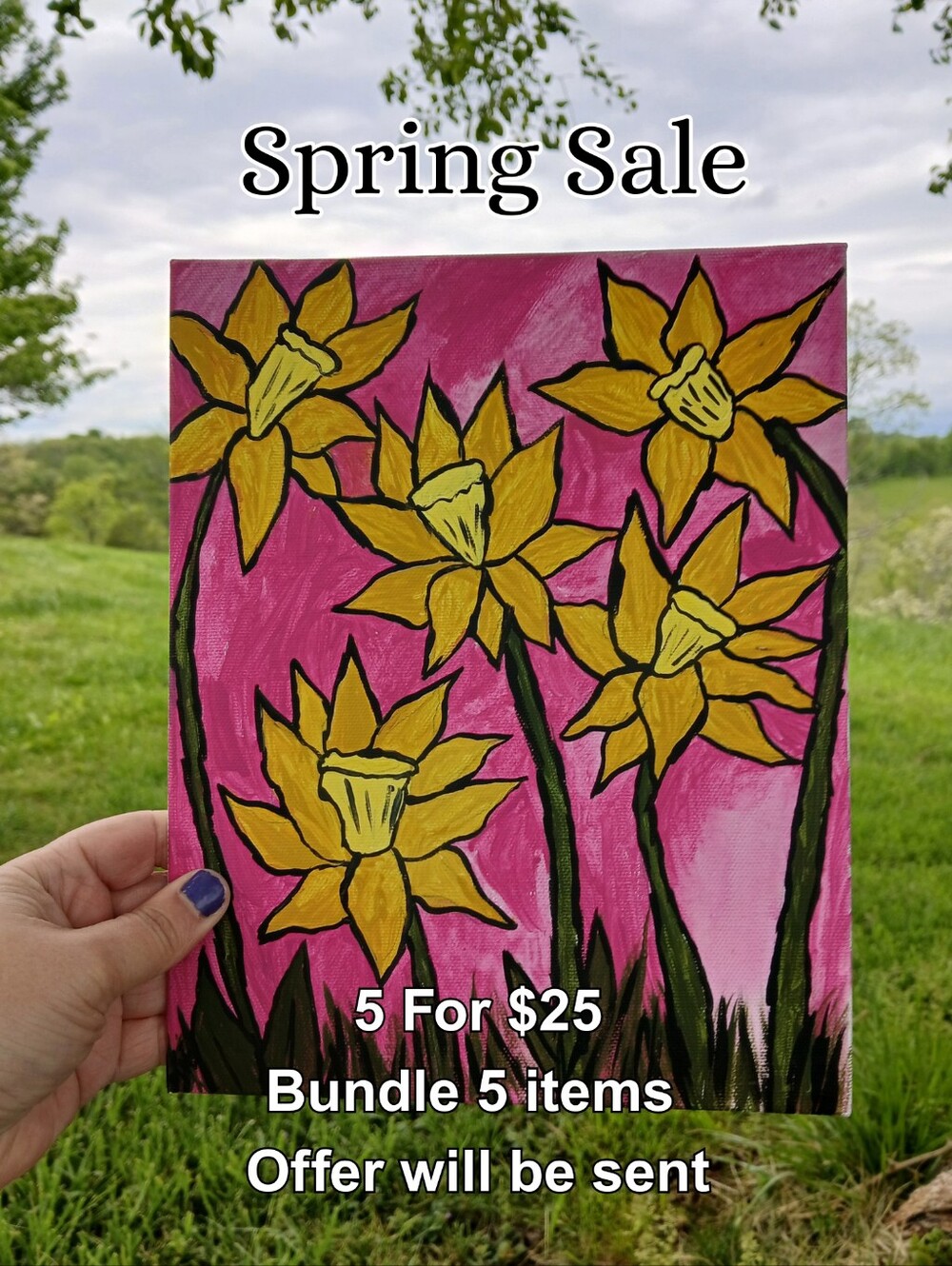 SPRING SALE 5 FOR $25